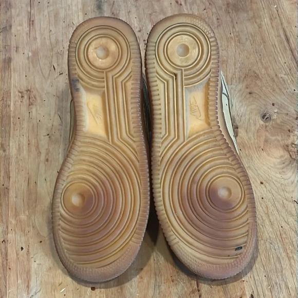 Nike Air Force 1 High Flax Youth Size 6Y GS wheat Brown From 2015 (807617-200) - Picture 7 of 7